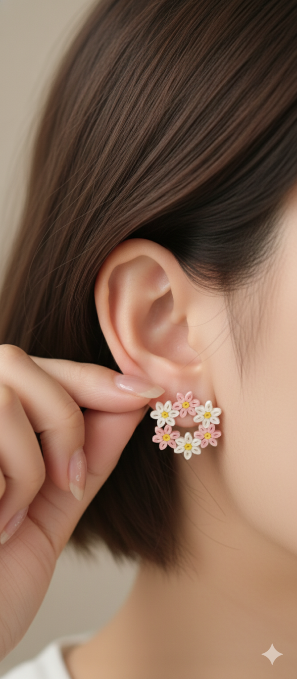 Blush Blossom Earrings